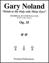 Drink to Me Only with Thine Eyes Op. 35 SATB choral sheet music cover Thumbnail